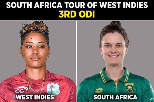 3rd ODI: West Indies Women vs South Africa Women | Squads | Players to Watch | Fantasy Playing XI | Live Streaming | Pitch Report