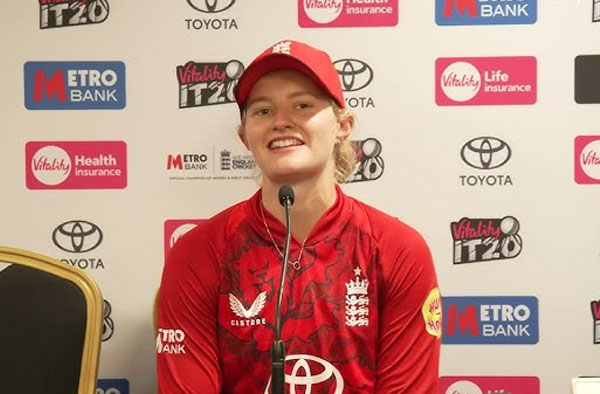 Charlotte Dean on England's ODI Decider vs India: Pressure, Growth and World Cup Dreams. PC: England Cricket