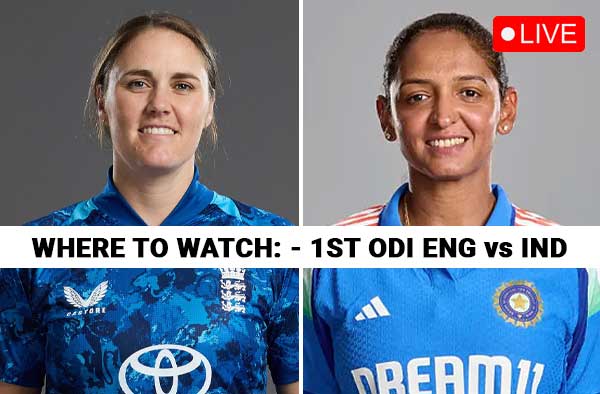 Where to Watch – 1st ODI: England Women vs India Women | Live Streaming Details