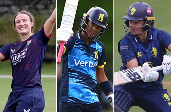 Emma Lamb, Davina Perrin, and Suzie Bates Hit Centuries in High-Scoring Day at 2025 Women's One Day Cup