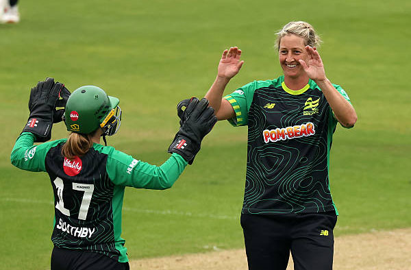 Sophie Devine’s All-Round Blitz Gives Southern Brave Hat-Trick of Victories in The Hundred. PC: Getty