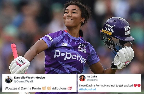 "Couldn’t Be Prouder, Dav" Reactions Pour in as Davina Perrin Smashes Record Ton in The Hundred 2025