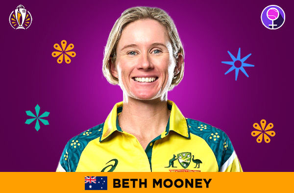 Beth Mooney for Australia in the Women's ODI World Cup 2025 | Image Credits: Female Cricket