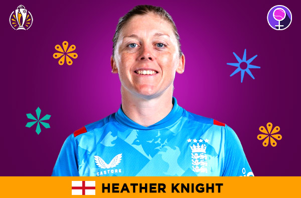 Heather Knight for England in the Women's ODI World Cup 2025 | Image Credits: Female Cricket
