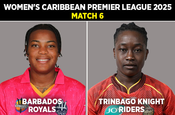 Match 6: Barbados Royals Women vs Trinbago Knight Riders Women | Squads | Players to Watch | Fantasy Playing XI | Live Streaming | Pitch Report